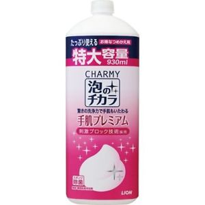 Бережное для кожи рук пенящееся средство для мытья посуды  "Сharmy Hand Skin Premium" 930 мл (Закручивающаяся крышка Макси) / 8