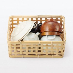 MUJI Bamboo Woven Basket - плетёная корзина из бамбука