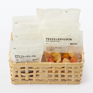 MUJI Bamboo Woven Basket - плетёная корзина из бамбука