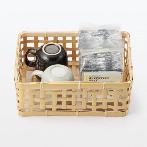 MUJI Bamboo Woven Basket - плетёная корзина из бамбука