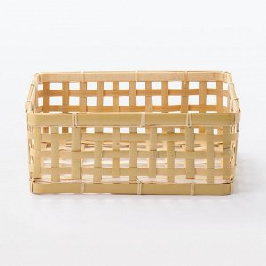 MUJI Bamboo Woven Basket - плетёная корзина из бамбука