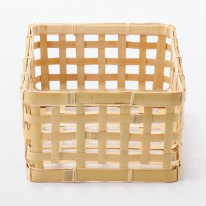 MUJI Bamboo Woven Basket - плетёная корзина из бамбука