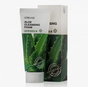LEBELAGE - Пенка для умывания с алоэ ALOE CLEANSING FOAM [100ml] 16.08.2026