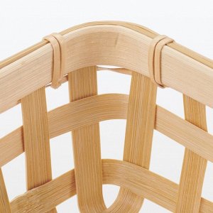 MUJI Bamboo Woven Basket Narrow - плетёная корзина из бамбука, узкая