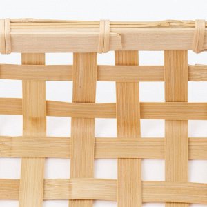 MUJI Bamboo Woven Basket Narrow - плетёная корзина из бамбука, узкая