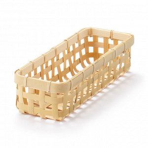 MUJI Bamboo Woven Basket Narrow - плетёная корзина из бамбука, узкая