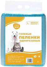Пеленки для домашних животных &quot;FukuroSan&quot; гелевые, одноразовые, L 60*60см. 40шт