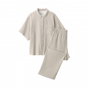 MUJI Gauze Sleeve Pajama – женская пижама из органического хлопка