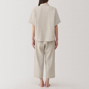 MUJI Gauze Sleeve Pajama – женская пижама из органического хлопка