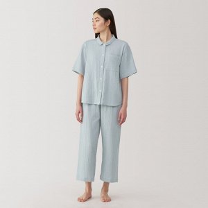 MUJI Gauze Sleeve Pajama – женская пижама из органического хлопка