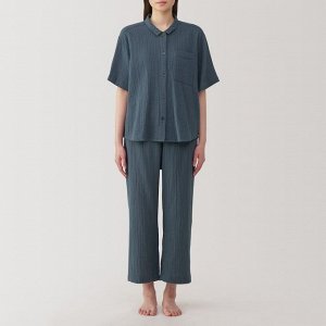 MUJI Gauze Sleeve Pajama – женская пижама из органического хлопка