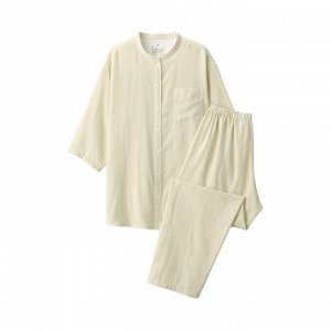 MUJI Light Gauze 3/4-Sleeve Pajama – женская пижама из тонкой двухслойной марли