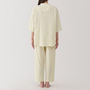 MUJI Light Gauze 3/4-Sleeve Pajama – женская пижама из тонкой двухслойной марли