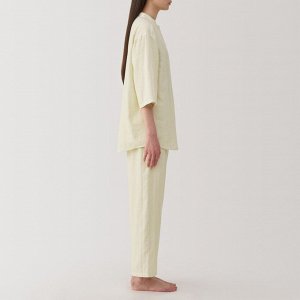MUJI Light Gauze 3/4-Sleeve Pajama – женская пижама из тонкой двухслойной марли