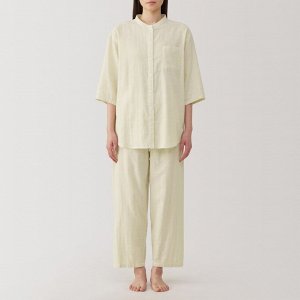 MUJI Light Gauze 3/4-Sleeve Pajama – женская пижама из тонкой двухслойной марли