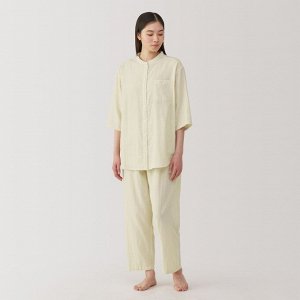 MUJI Light Gauze 3/4-Sleeve Pajama – женская пижама из тонкой двухслойной марли