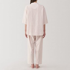 MUJI Light Gauze 3/4-Sleeve Pajama – женская пижама из тонкой двухслойной марли