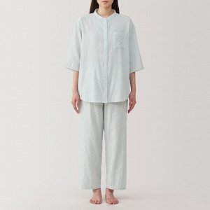 MUJI Light Gauze 3/4-Sleeve Pajama – женская пижама из тонкой двухслойной марли