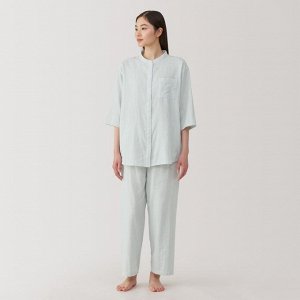MUJI Light Gauze 3/4-Sleeve Pajama – женская пижама из тонкой двухслойной марли