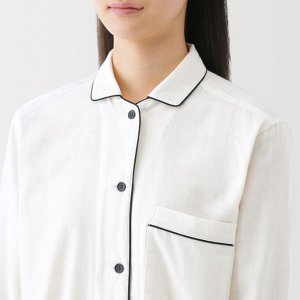 MUJI Double Gauze Long-Sleeve Pajama – женская пижама из двухслойной марли с длинным рукавом