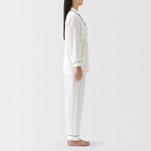MUJI Double Gauze Long-Sleeve Pajama – женская пижама из двухслойной марли с длинным рукавом