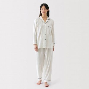 MUJI Double Gauze Long-Sleeve Pajama – женская пижама из двухслойной марли с длинным рукавом