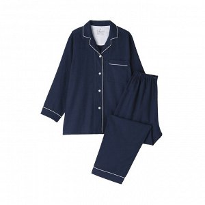 MUJI Double Gauze Long-Sleeve Pajama – женская пижама из двухслойной марли с длинным рукавом