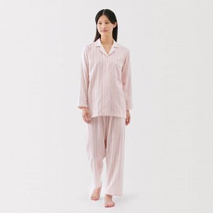 MUJI Double Gauze Long-Sleeve Pajama – женская пижама из двухслойной марли с длинным рукавом