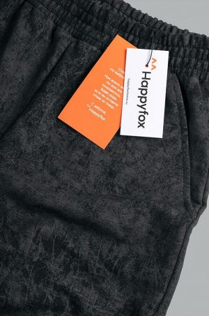 Брюки палаццо из футера двухнитки для девочки Happyfox