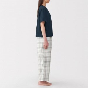MUJI Double Gauze Roomwear Set – женский комплект для дома из джерси и марлевой ткани