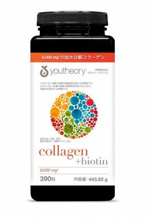 Тройной коллаген, витамин С и биотин для кожи, суставов и волос Youtheory Collagen Biotin Advanced Formula