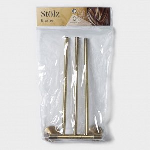 Держатель для полотенец Stölz basic Bronze, 3 спицы, бронзовый
