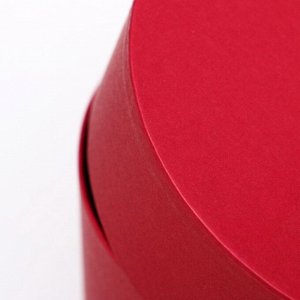 Набор круглых коробок 5 в 1 «Пантон 200», 23x23x14 - 15x15x10 см
