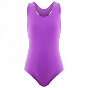 Купальник для плавания сплошной, фиолетовый