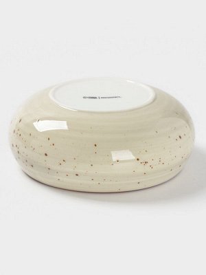 Салатник Magistro Mediterana, 1.55 л, d=19.7 см, фарфор, бежевый