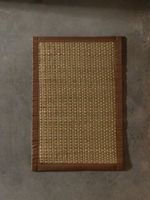 Коврик плетёный из сиграса, 60x40x0.7 см