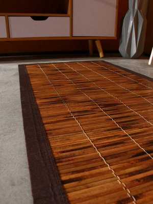 Коврик плетёный из кокосовых листьев, 100x50x0.8 см