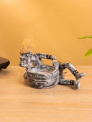 Сувенир «Абориген попрошайка», 17x10x8 см, дерево