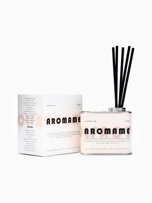 Набор диффузор ароматический "Aromame", белый чай, 500 мл, прямоугольная банка