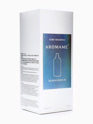Набор диффузор ароматический "Aromame", белый чай, 500 мл, прямоугольная банка