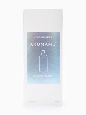 Набор диффузор ароматический "Aromame", белый чай, 500 мл, прямоугольная банка
