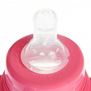 Подарочный детский набор «Доченька»: бутылочки для кормления 150 и 250 мл, прямые, от 0 мес., цвет розовый