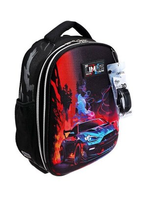 Рюкзак каркасный 38х29х17 см, deVENTE Choice Lite 17L Speed Zone, + брелок, для мальчика