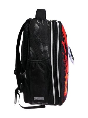 Рюкзак каркасный 38х29х17 см, deVENTE Choice Lite 17L Speed Zone, + брелок, для мальчика