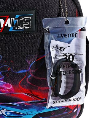 Рюкзак каркасный 38х29х17 см, deVENTE Choice Lite 17L Speed Zone, + брелок, для мальчика