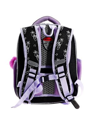 Рюкзак каркасный 35х27х13 см, deVENTE Junior 14L Ballet Academy, + брелок, для девочки