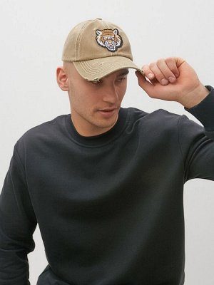 Кепка мужская MINAKU "Tiger", цвет песочный, р-р 56-58