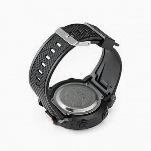 Часы наручные электронные Astres R-Shock, d-5.3 см, ремешок силикон, водонепроницаемые