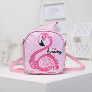 Детская сумка-рюкзак, отдел на молнии, цвет розовый
