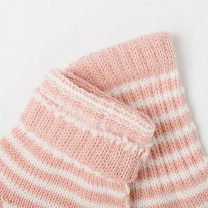Перчатки для девочки удлинённые, розовый, размер 14